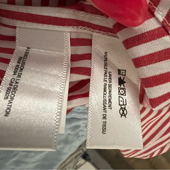 Cutter & Buck Red Striped men’s short sleeved Casual button up Shirt 2XL EUC - Picture 7 of 9